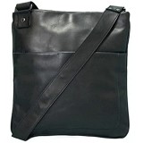BACCINI Umhängetasche echt Leder Matteo Schultertasche 11 Zoll Laptop Handtasche mit Schultergurt Ledertasche Unisex schwarz