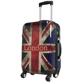 Koffer Bowatex Reise Trolley Hartschalen London Union Jack 67 cm L Mittel