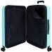 Pepe Jeans Emory Mittlerer Koffer Blau 48x70x26 cms Hartschalen ABS TSA-Schloss 81L 4 2Kgs 4 Doppelräder Erweiterbar