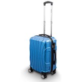 Trolley Hartschalen Koffer Hartschalenkoffer Hardcase Größe M - Modell Strike (Himmelblau)
