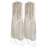 Bags for Less Kleidersack für Brautkleid transparent 2 Stück