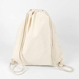 JINAN 1 x Leinentasche Schultertasche Kordelzug Taschen personalisierbar kreativ Einkaufen Studenten Rucksack Baumwollbeutel (Farbe: Weiß).