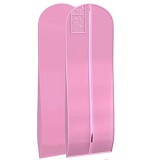 Staubbeutel für weniger Marke neuen Licht Pink Atmungsaktiv Hochzeit Gewand Kleid Kleidersack