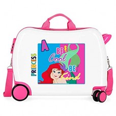 Disney Princess Kinder-Koffer Mehrfarbig 50x38x20 cms Hartschalen ABS Kombinationsschloss 34L 2 1Kgs 4 Räder Handgepäck