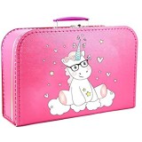 Mein Zwergenland Kinderkoffer Einhorn Cutie mit Brille 8 L pink