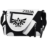Gumstyle The Legend of Zelda Anime Cosplay Canvas Messenger Bag Crossbody Sling Schulter Schultasche für Jungen Mädchen schwarz 1 (Schwarz) - 1B231-1