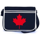 Shirtstreet24 CANADA/KANADA Länder Retro Messenger Bag Kuriertasche Umhängetasche