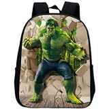 Coole 12-Zoll-Mochila Schulkinder Taschen Jungen Hulk Rucksack Kindergarten Kinder Schultasche Hulk Avengers 3D-Druck