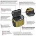 PEDEA DSLR-Kameratasche Fashion Fototasche für Spiegelreflexkameras mit wasserdichtem Regenschutz Tragegurt und Zubehörfächern (Größe L grün)
