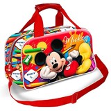 Karactermania Mickey Mouse Crayons-Sports Bag Kinder-Sporttasche 38 cm Rot (Red)