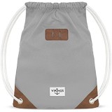 NEUES Model Gym Bag Sack Turnbeutel Baumwolle Canvas Tasche Sport Frauen Männer Kinder Farbe:Grau