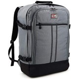 groß Handgepäck Rucksack geeignet für die meisten Airlines - leichte Kabinengepäck Herren & Damen Bordgepäck - Hand Baggage Backpack (Grau)