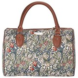 Signare Tapisserie Reisetasche Damen Sporttasche Damen Weekender Damen Reisetasche groß mit William Morris Designs (Goldene Lilie)